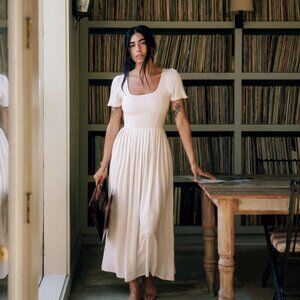 Christy Dawn - The Scarlet Dress - Color Eggshell - Size L